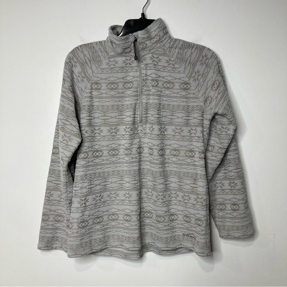 Eddie Bauer Tops - Eddie Bauer fair isle fleece pullover‎ size medium